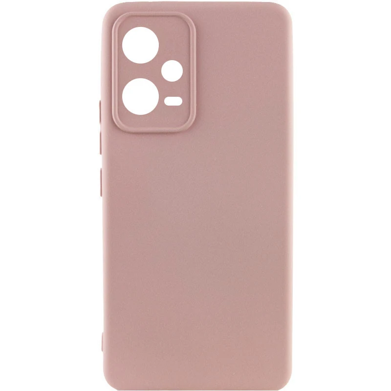 Чехол Silicone Cover Lakshmi Full Camera (AAA) для Xiaomi Poco X5 5G / Redmi Note 12 5G, Розовый / Pink Sand, Силикон, купить оптом с доставкой