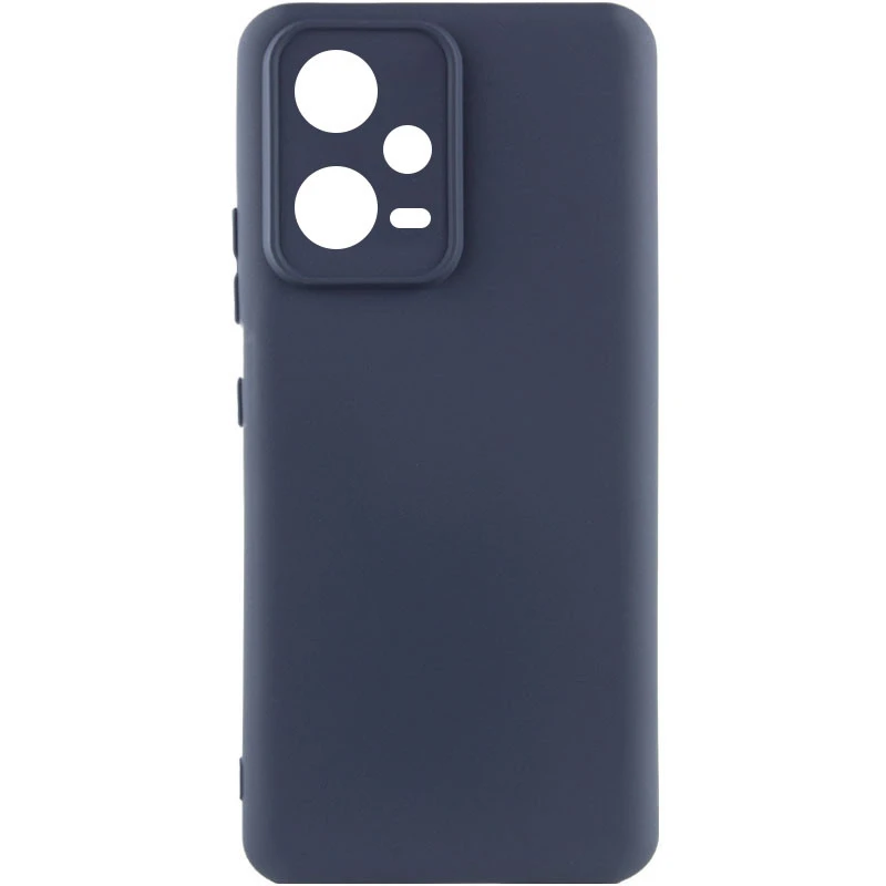 Чехол Silicone Cover Lakshmi Full Camera (AAA) для Xiaomi Poco X5 5G / Redmi Note 12 5G, Темно-синий / Midnight blue, Силикон, купить оптом с доставкой