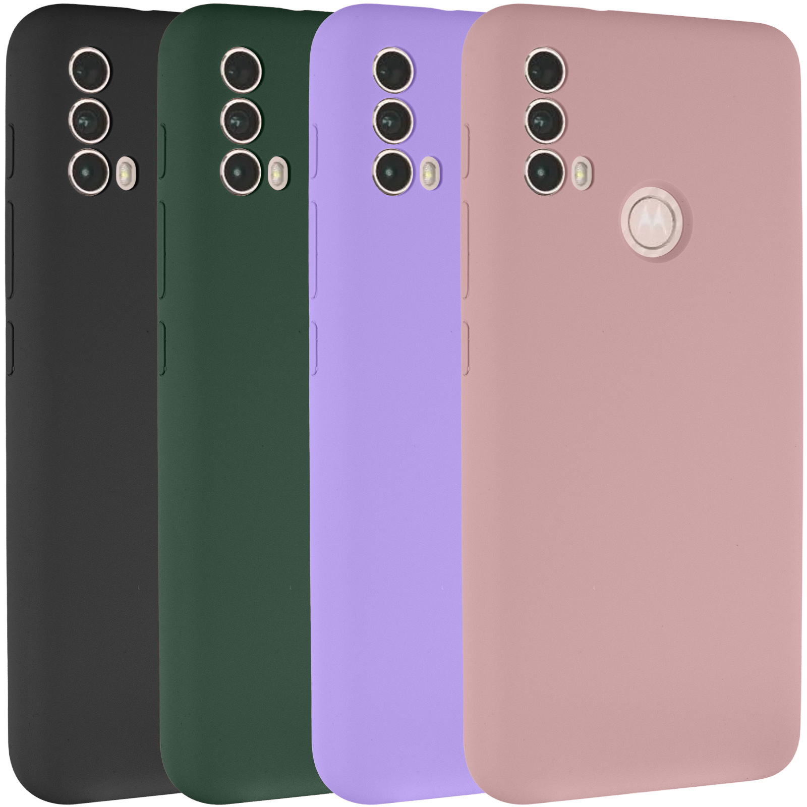 Чохол Silicone Cover Lakshmi Full Camera (AAA) для Motorola Moto E40, Силікон, купити оптом з доставкою