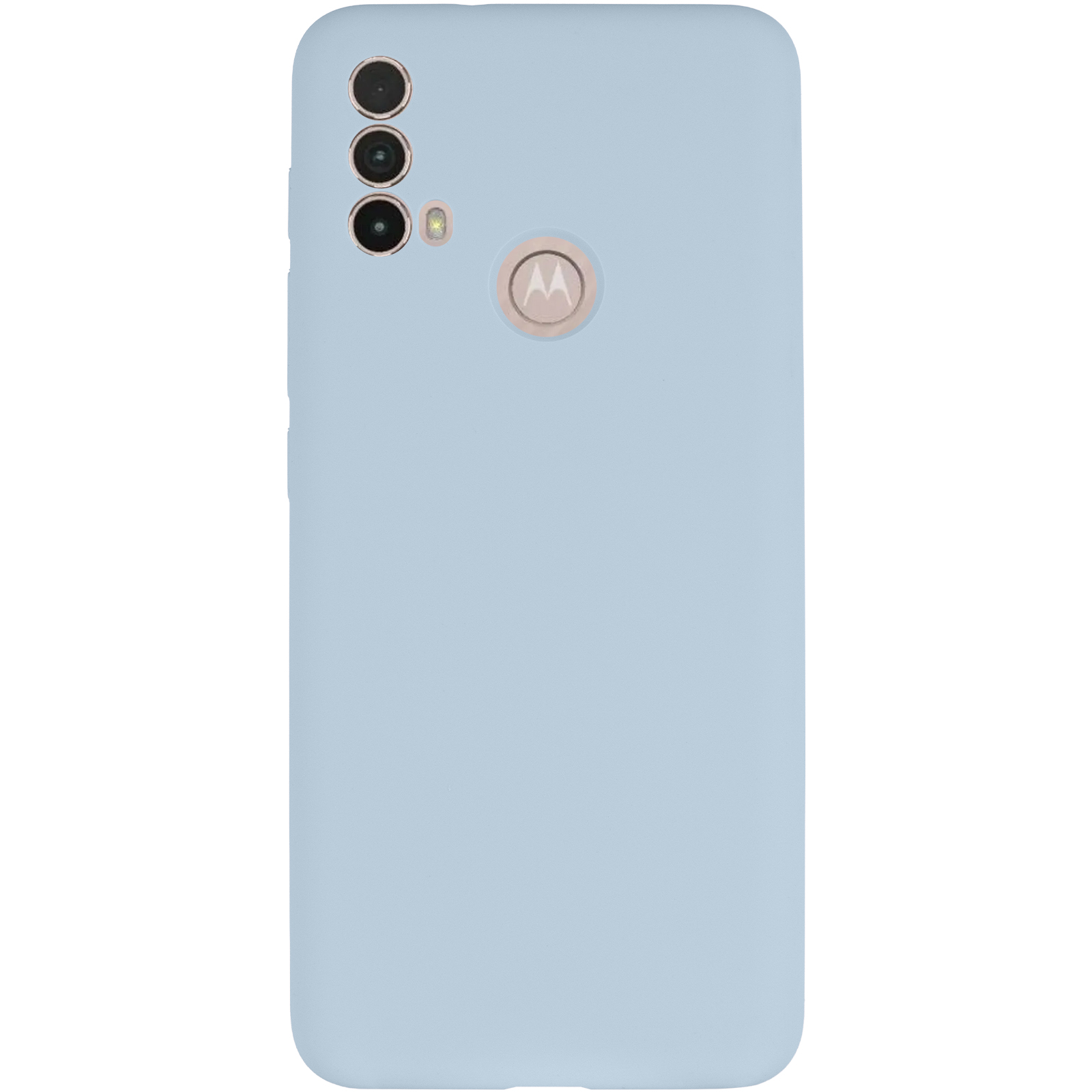 Чохол Silicone Cover Lakshmi Full Camera (AAA) для Motorola Moto E40, Блакитний / Sweet Blue 1, Силікон, купити оптом з доставкою