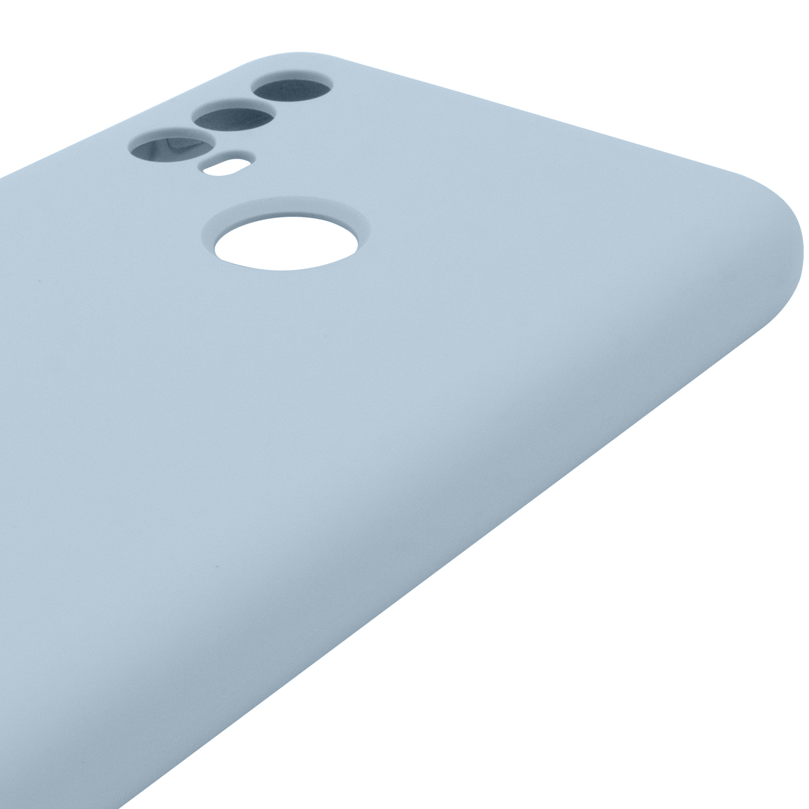 Чохол Silicone Cover Lakshmi Full Camera (AAA) для Motorola Moto E40, Блакитний / Sweet Blue 3, Силікон, купити оптом з доставкою