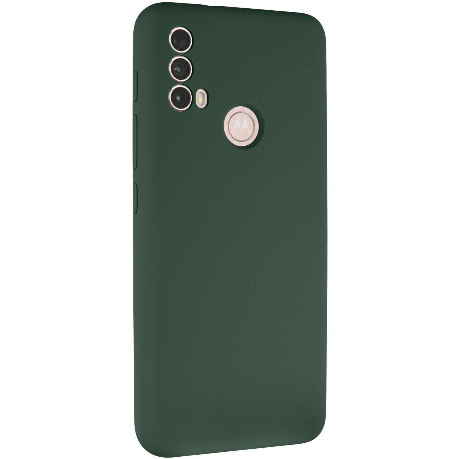 Чохол Silicone Cover Lakshmi Full Camera (AAA) для Motorola Moto E40, Зелений / Cyprus Green, Силікон, купити оптом з доставкою