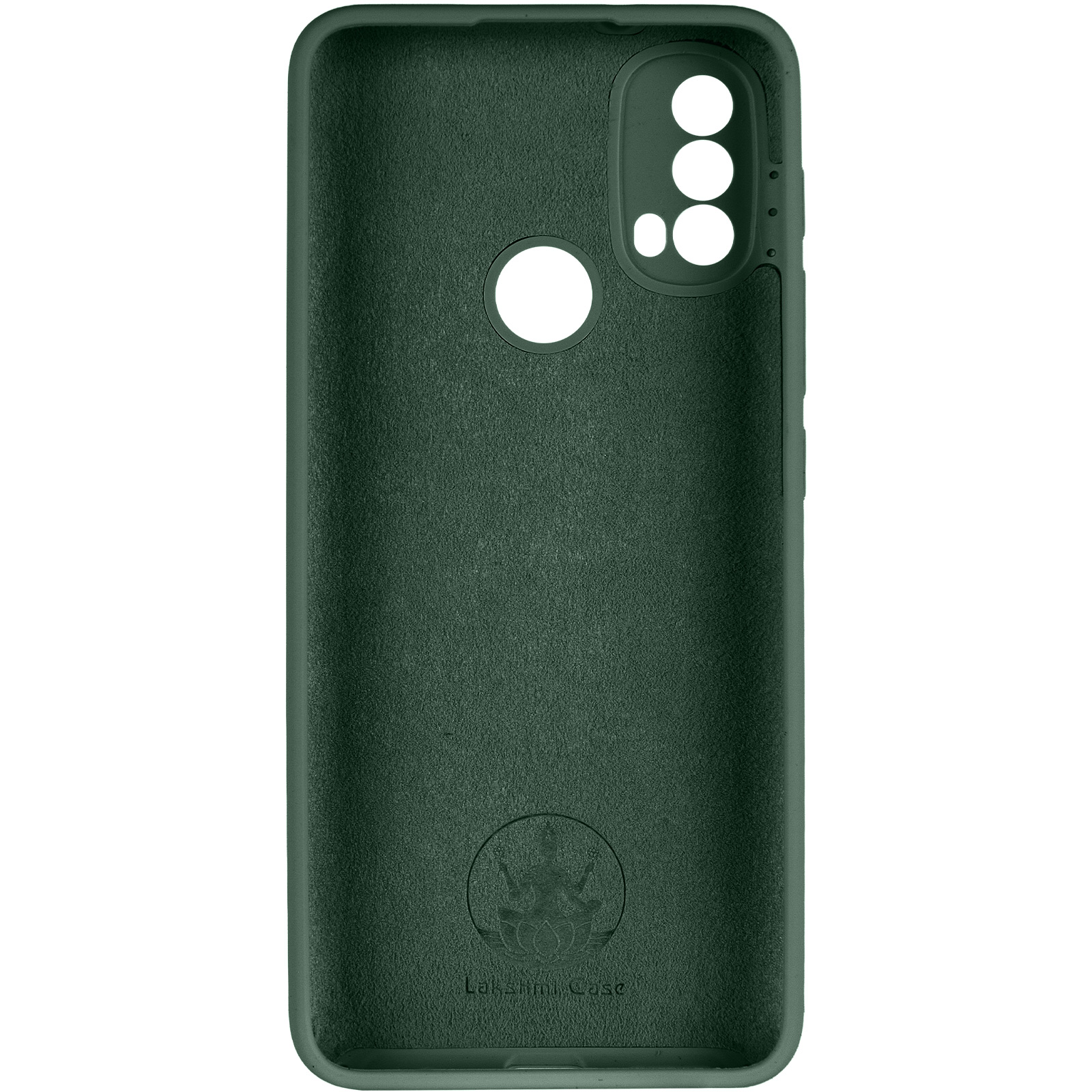 Чохол Silicone Cover Lakshmi Full Camera (AAA) для Motorola Moto E40, Зелений / Cyprus Green 2, Силікон, купити оптом з доставкою
