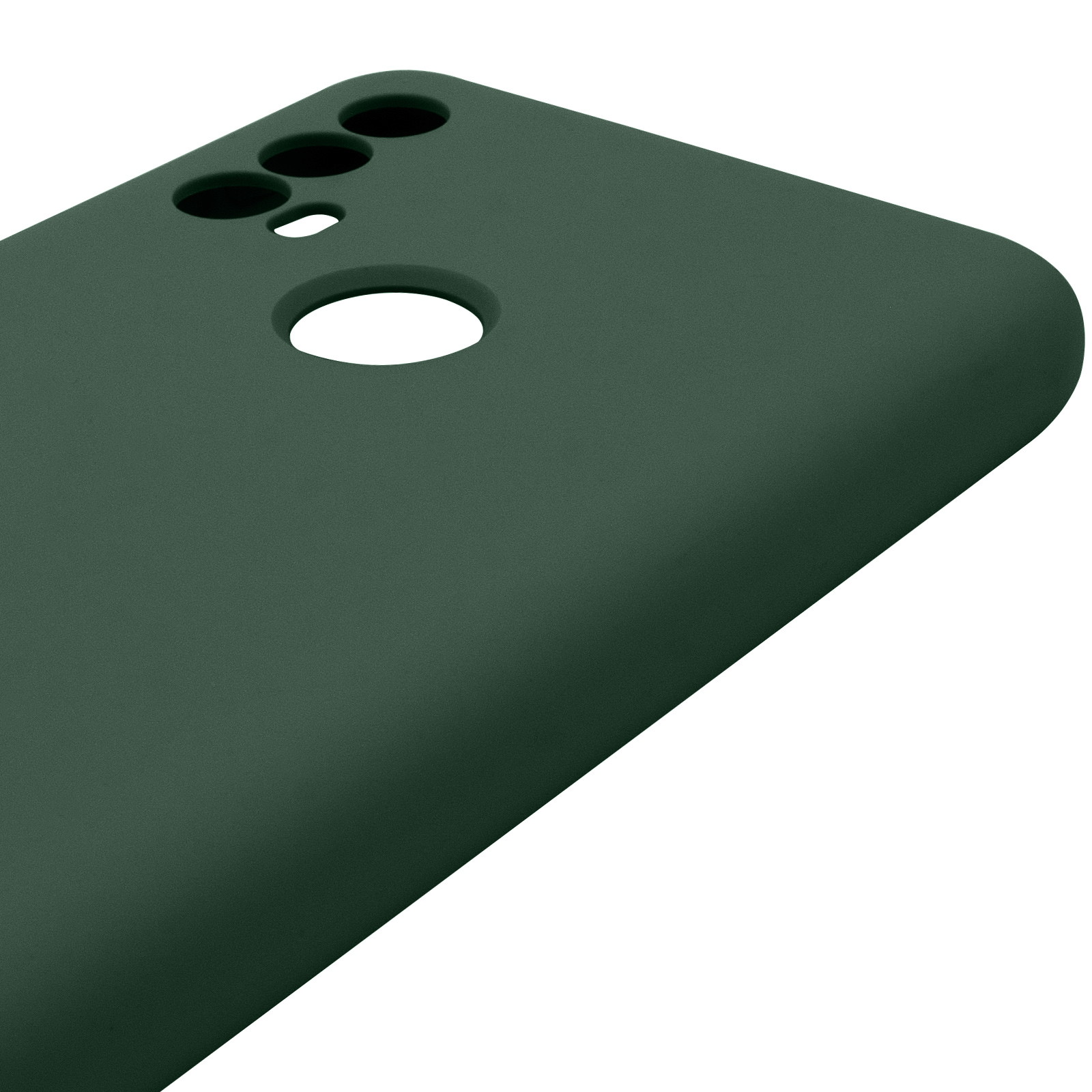 Чохол Silicone Cover Lakshmi Full Camera (AAA) для Motorola Moto E40, Зелений / Cyprus Green 3, Силікон, купити оптом з доставкою