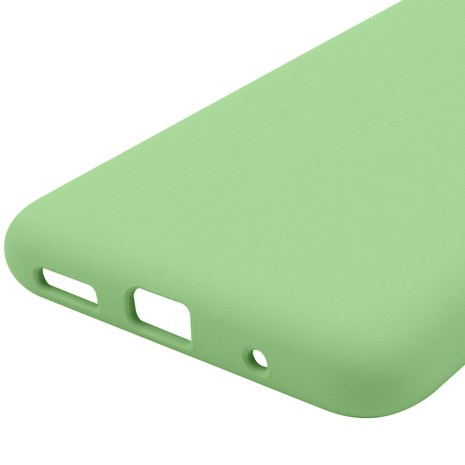 Чохол Silicone Cover Lakshmi Full Camera (AAA) для Motorola Moto E40, М'ятний / Mint 4, Силікон, купити оптом з доставкою