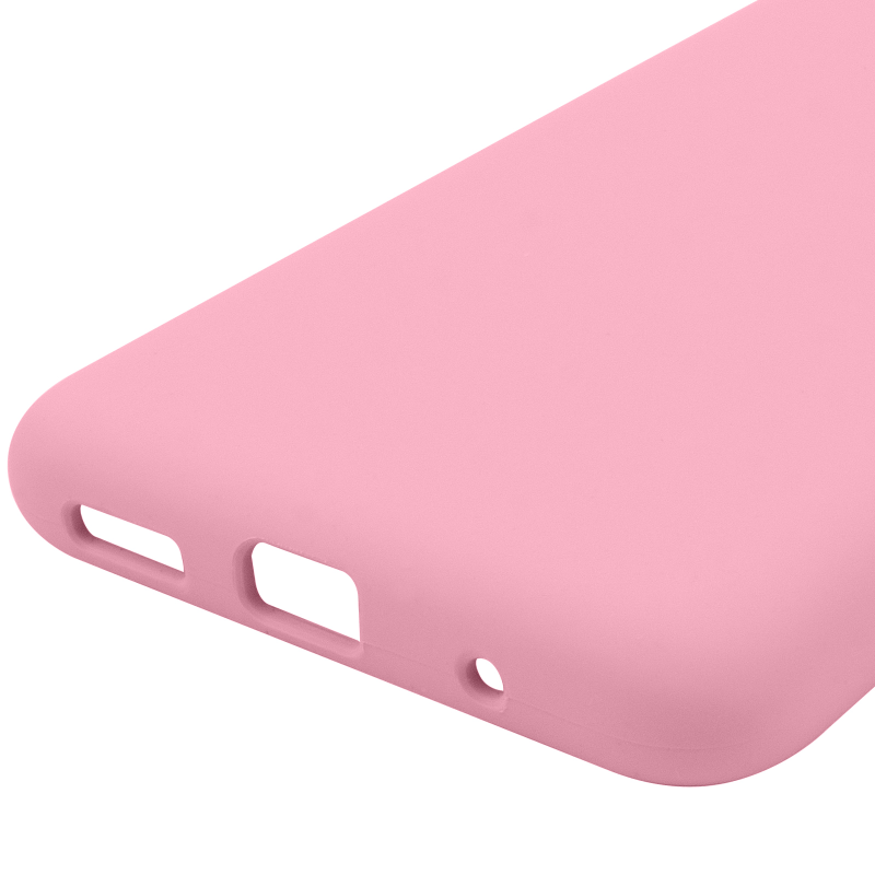 Чохол Silicone Cover Lakshmi Full Camera (AAA) для Motorola Moto E40, Рожевий / Light pink 4, Силікон, купити оптом з доставкою