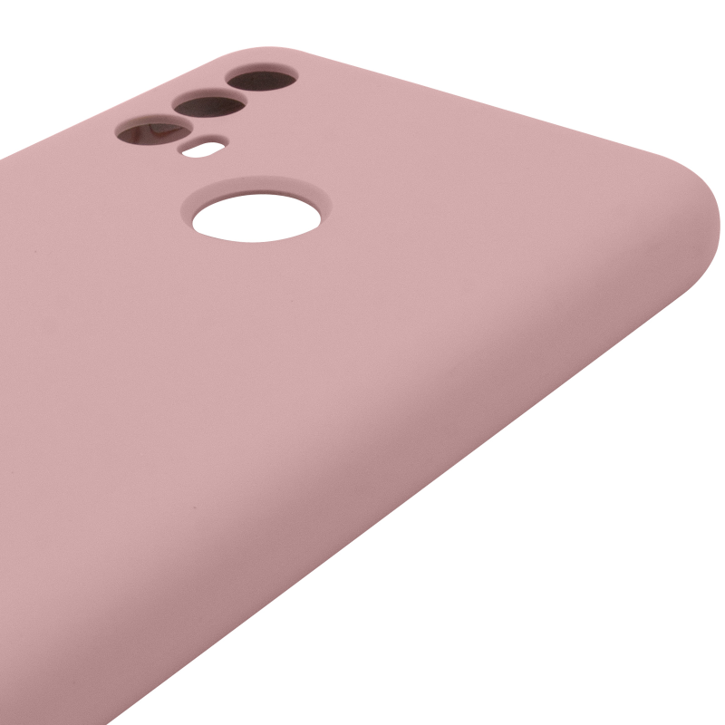 Чохол Silicone Cover Lakshmi Full Camera (AAA) для Motorola Moto E40, Рожевий / Pink Sand 3, Силікон, купити оптом з доставкою