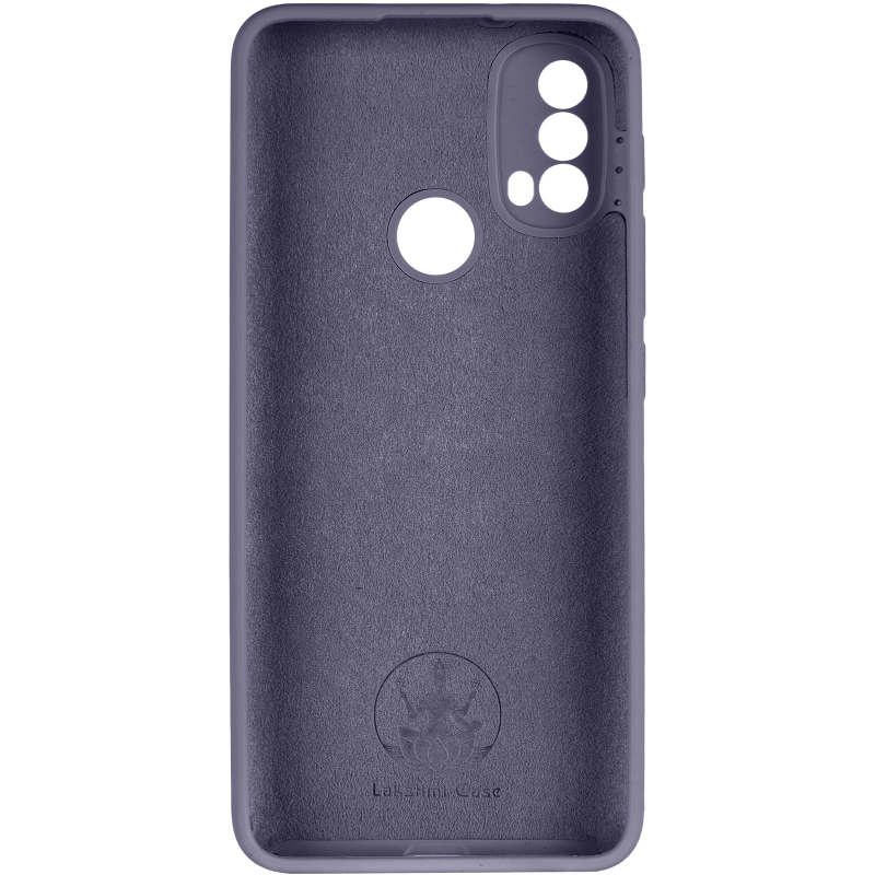 Чохол Silicone Cover Lakshmi Full Camera (AAA) для Motorola Moto E40, Сірий / Dark Gray 2, Силікон, купити оптом з доставкою