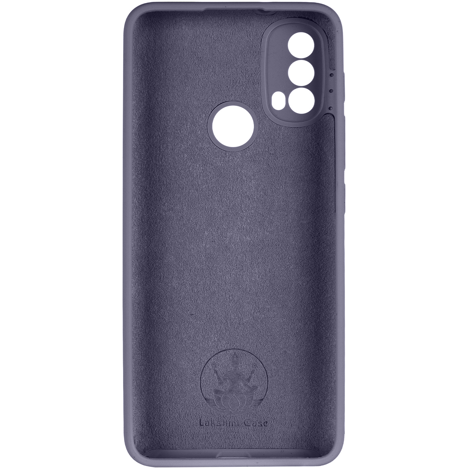 Чохол Silicone Cover Lakshmi Full Camera (AAA) для Motorola Moto E40, Сірий / Dark Gray 2, Силікон, купити оптом з доставкою