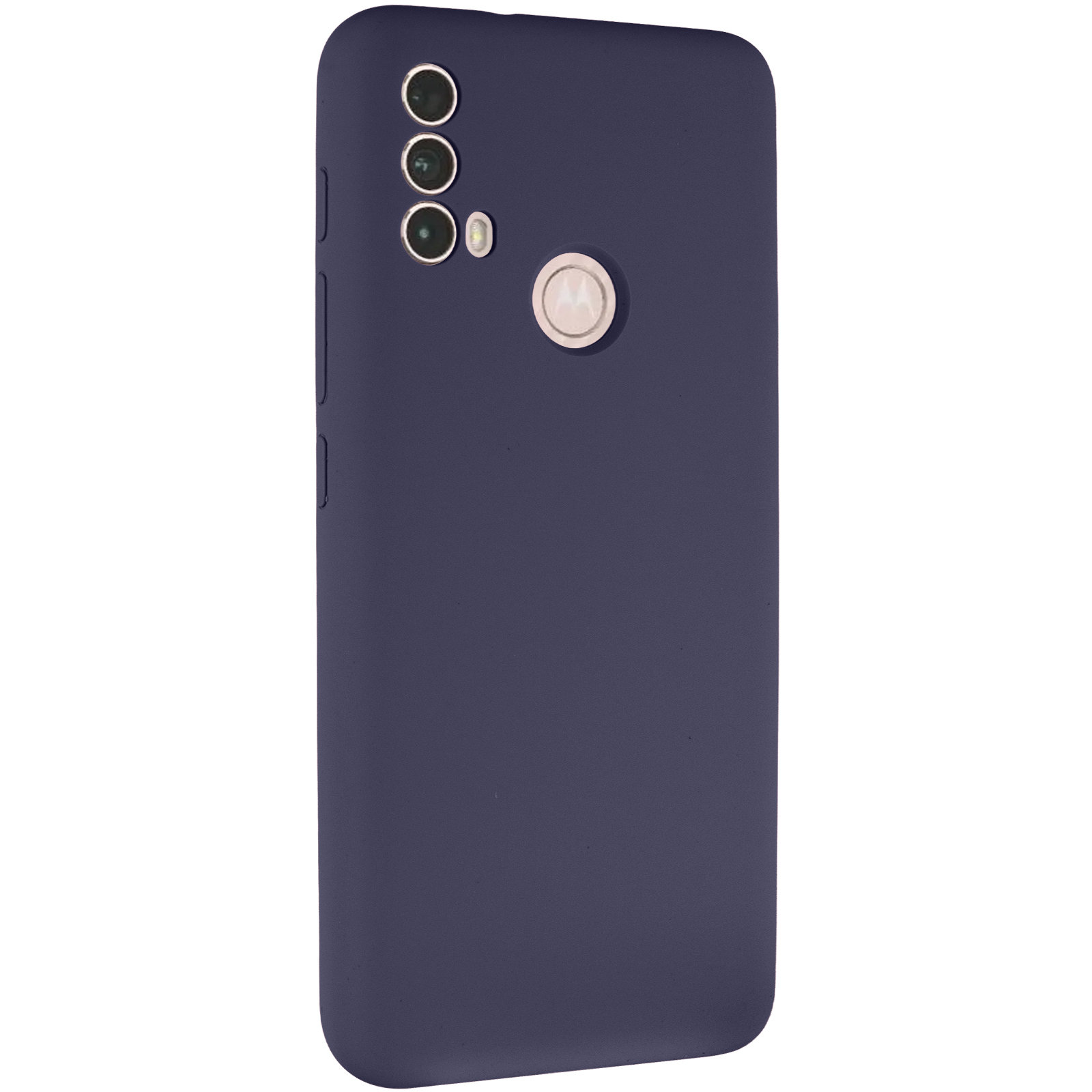 Чохол Silicone Cover Lakshmi Full Camera (AAA) для Motorola Moto E40, Темно-синій / Midnight blue, Силікон, купити оптом з доставкою