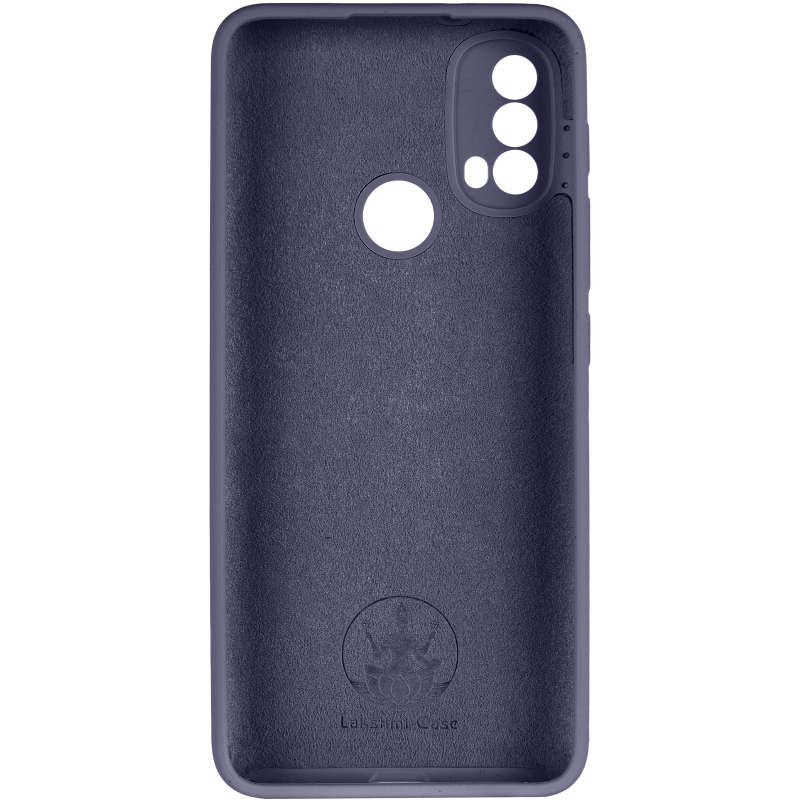 Чохол Silicone Cover Lakshmi Full Camera (AAA) для Motorola Moto E40, Темно-синій / Midnight blue 2, Силікон, купити оптом з доставкою
