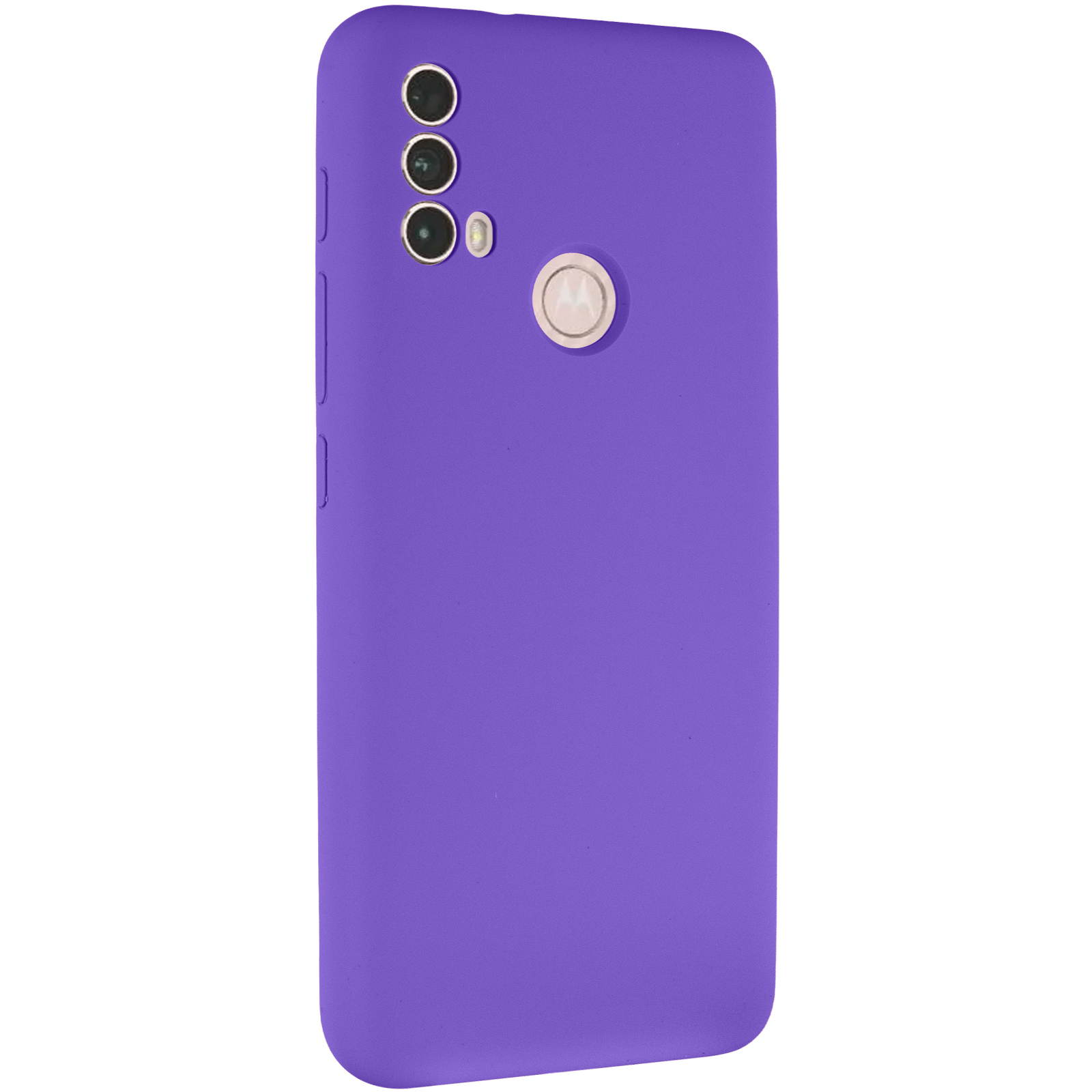 Чохол Silicone Cover Lakshmi Full Camera (AAA) для Motorola Moto E40, Фіолетовий / Amethyst, Силікон, купити оптом з доставкою