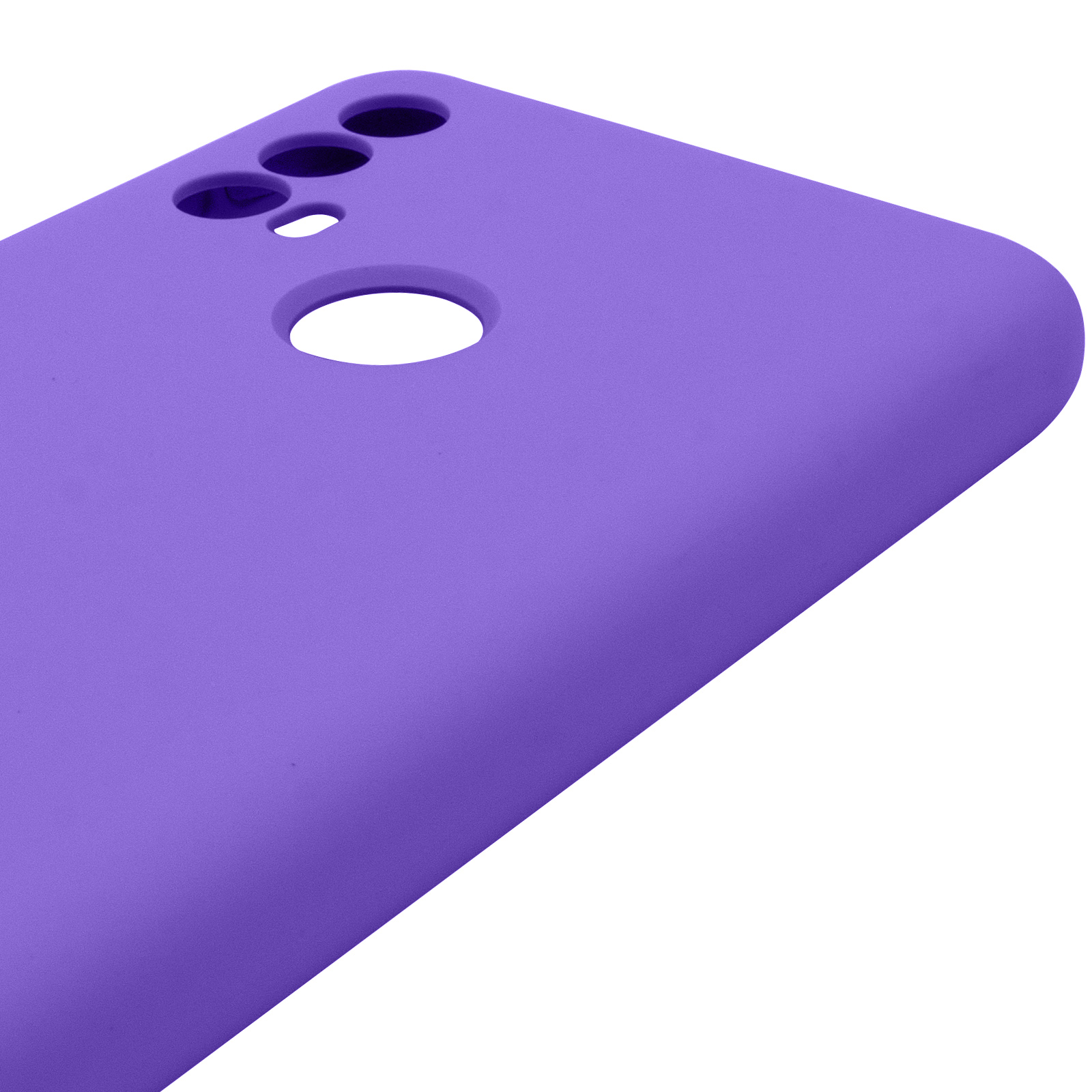 Чохол Silicone Cover Lakshmi Full Camera (AAA) для Motorola Moto E40, Фіолетовий / Amethyst 3, Силікон, купити оптом з доставкою