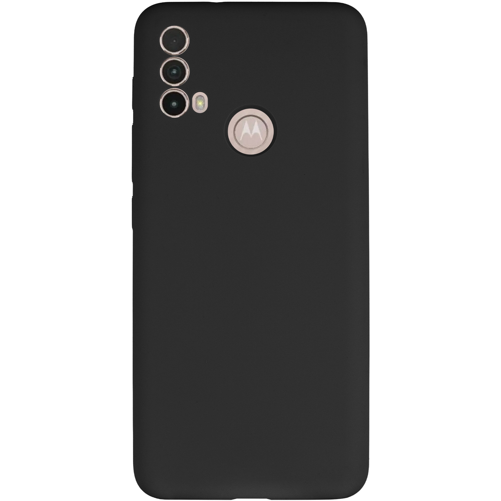 Чохол Silicone Cover Lakshmi Full Camera (AAA) для Motorola Moto E40, Чорний / Black 1, Силікон, купити оптом з доставкою