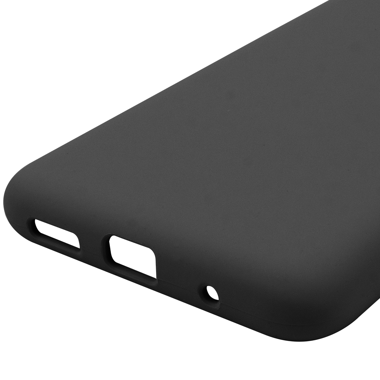 Чохол Silicone Cover Lakshmi Full Camera (AAA) для Motorola Moto E40, Чорний / Black 5, Силікон, купити оптом з доставкою