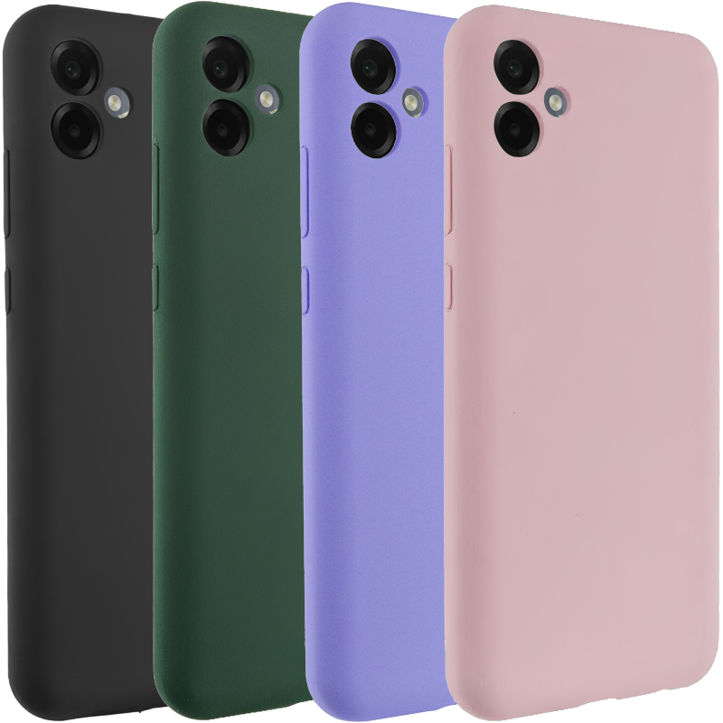 Чохол Silicone Cover Lakshmi Full Camera (AAA) для Samsung Galaxy A04e, Силікон, купити оптом з доставкою