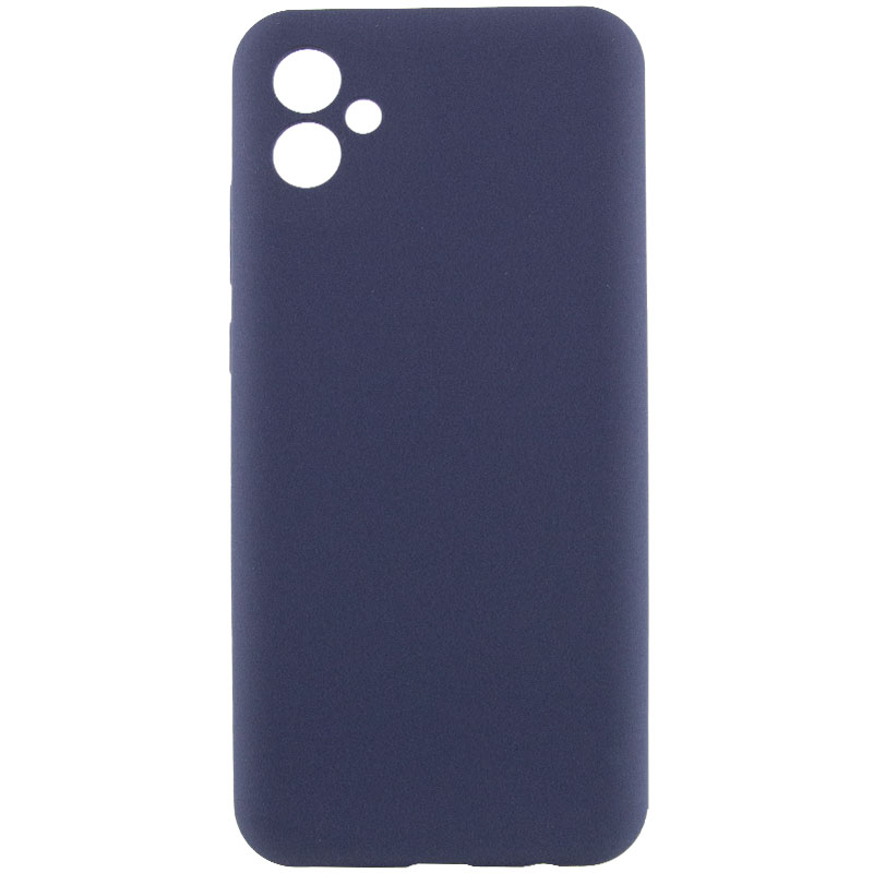 Чохол Silicone Cover Lakshmi Full Camera (AAA) для Samsung Galaxy A04e, Темно-синій / Midnight blue, Силікон, купити оптом з доставкою