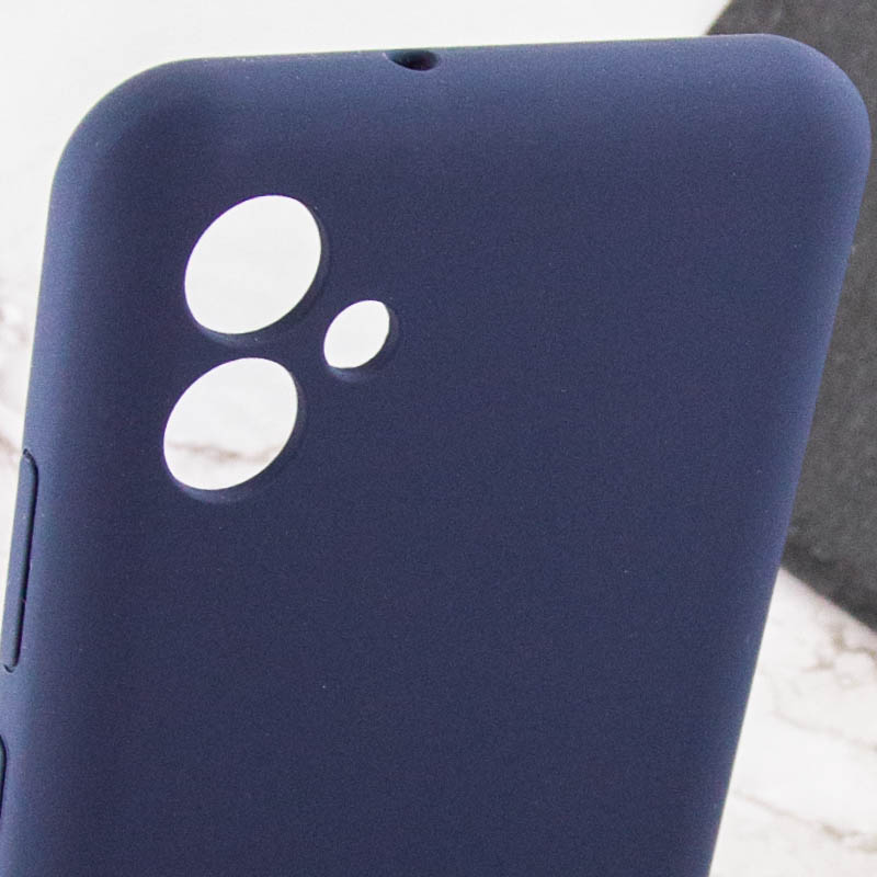 Чохол Silicone Cover Lakshmi Full Camera (AAA) для Samsung Galaxy A04e, Темно-синій / Midnight blue 5, Силікон, купити оптом з доставкою