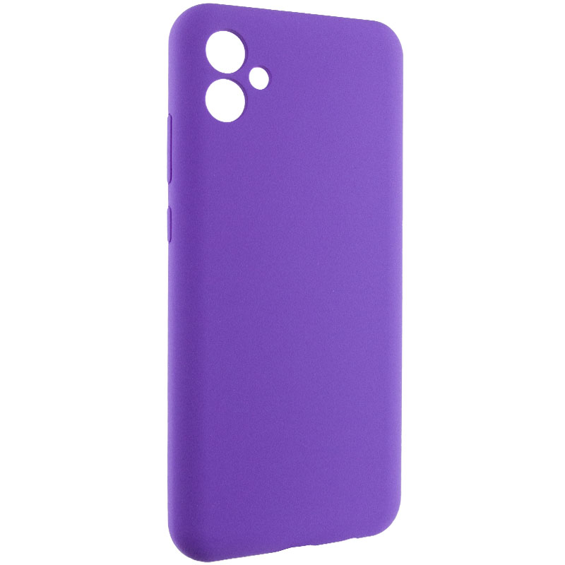 Чохол Silicone Cover Lakshmi Full Camera (AAA) для Samsung Galaxy A04e, Фіолетовий / Amethyst 1, Силікон, купити оптом з доставкою