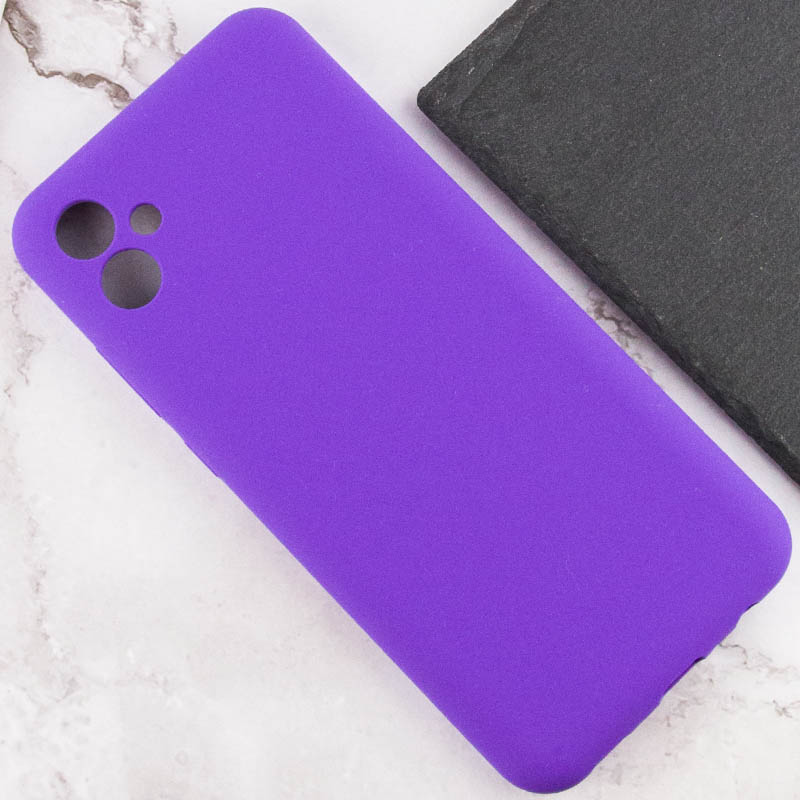 Чохол Silicone Cover Lakshmi Full Camera (AAA) для Samsung Galaxy A04e, Фіолетовий / Amethyst 4, Силікон, купити оптом з доставкою