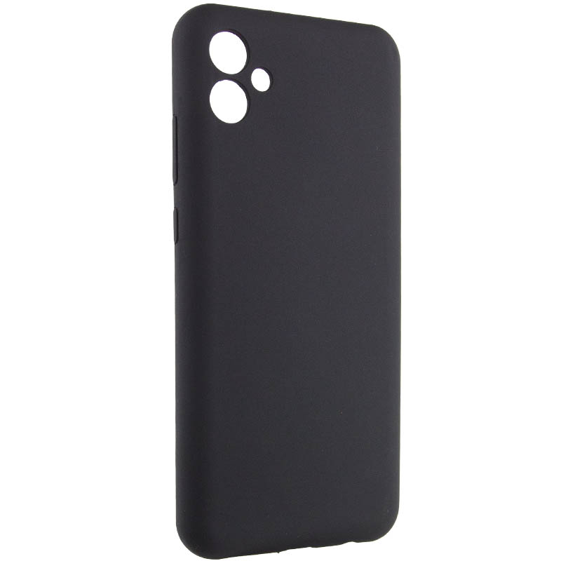Чохол Silicone Cover Lakshmi Full Camera (AAA) для Samsung Galaxy A04e, Чорний / Black 1, Силікон, купити оптом з доставкою