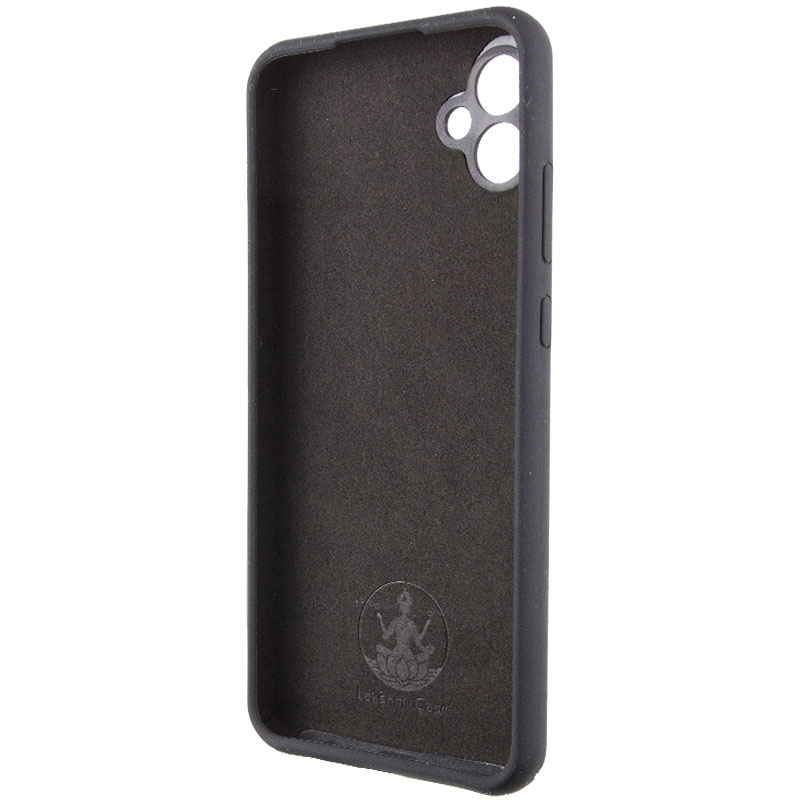 Чохол Silicone Cover Lakshmi Full Camera (AAA) для Samsung Galaxy A04e, Чорний / Black 3, Силікон, купити оптом з доставкою
