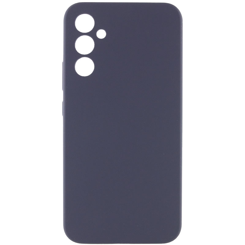 Чехол Silicone Cover Lakshmi Full Camera (AAA) для Samsung Galaxy A34 5G, Серый / Dark Gray, Силикон, купить оптом с доставкой