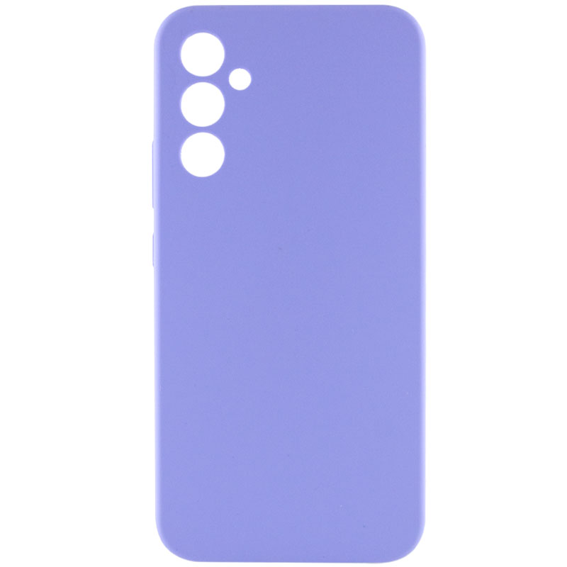 Чохол Silicone Cover Lakshmi Full Camera (AAA) для Samsung Galaxy A34 5G, Бузковий / Dasheen, Силікон, купити оптом з доставкою