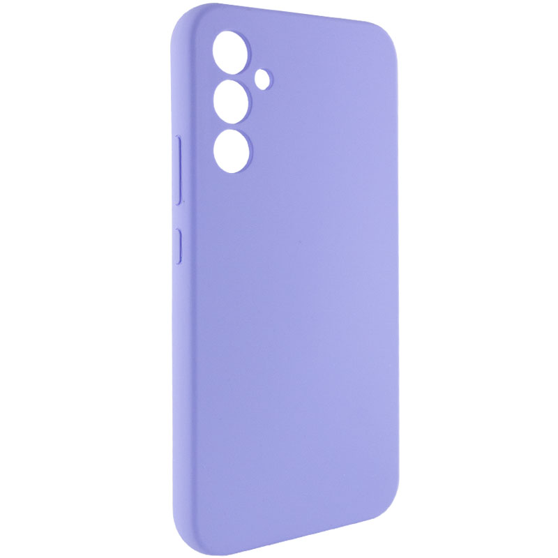 Чохол Silicone Cover Lakshmi Full Camera (AAA) для Samsung Galaxy A34 5G, Бузковий / Dasheen 1, Силікон, купити оптом з доставкою