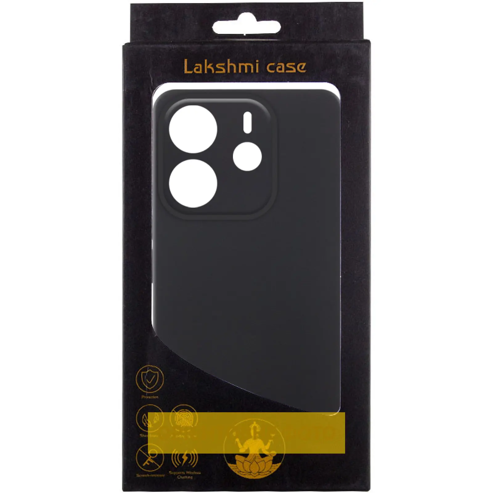 Чехол Silicone Cover Lakshmi Full Camera (AAA) для Xiaomi Redmi Note 12 Pro+ 5G, Черный / Black 1, Силикон, купить оптом с доставкой