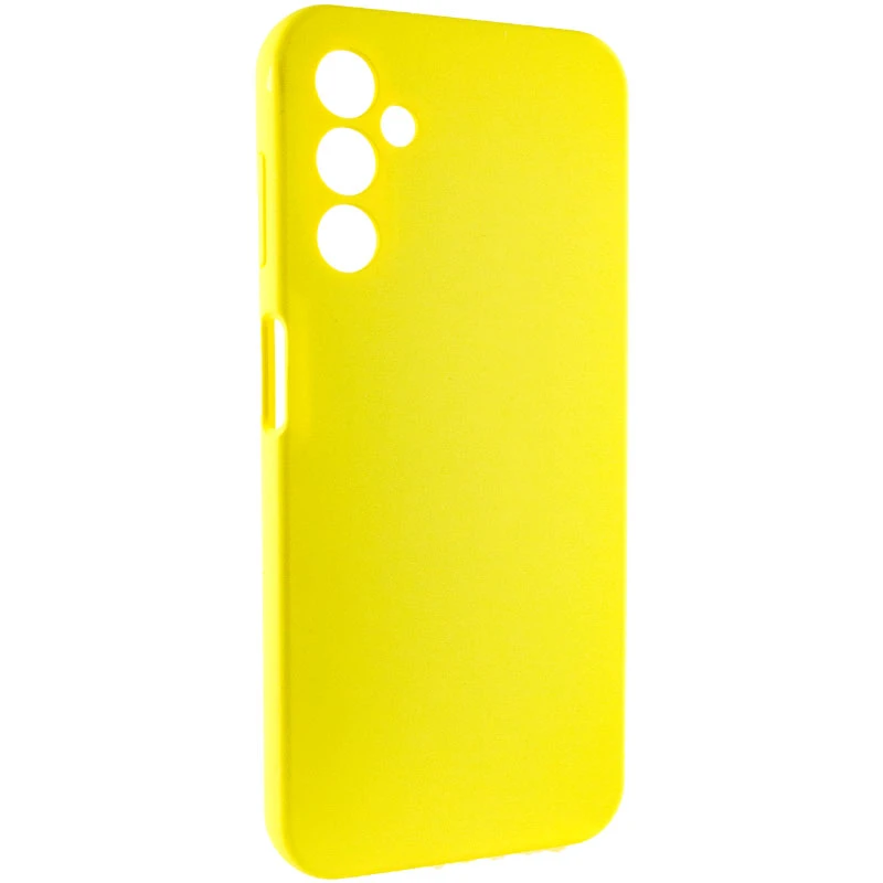 Чехол Silicone Cover Lakshmi Full Camera (AAA) для Samsung Galaxy A14 4G/5G, Желтый / Yellow 1, Силикон, купить оптом с доставкой