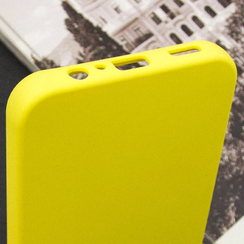 Чехол Silicone Cover Lakshmi Full Camera (AAA) для Samsung Galaxy A14 4G/5G, Желтый / Yellow 6, Силикон, купить оптом с доставкой