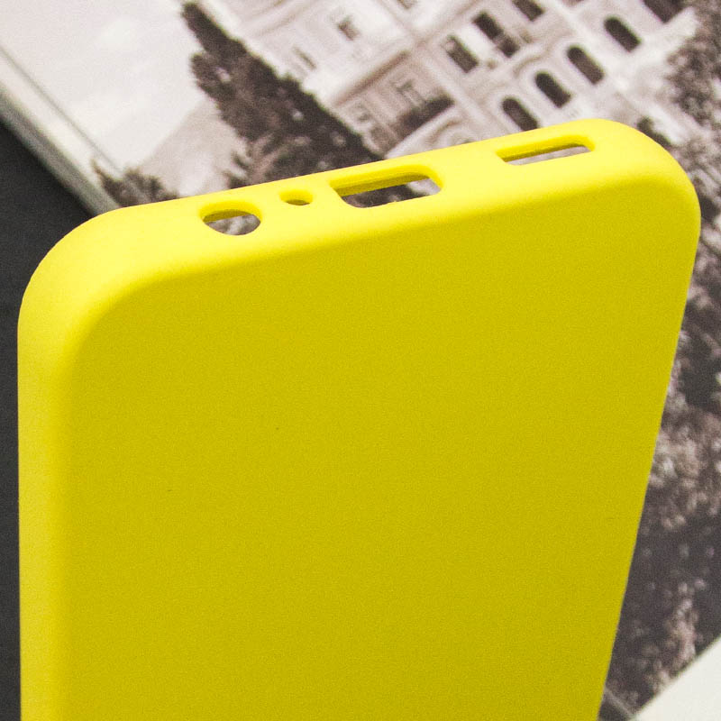 Чохол Silicone Cover Lakshmi Full Camera (AAA) для Samsung Galaxy A14 4G/5G, Жовтий / Yellow 6, Силікон, купити оптом з доставкою