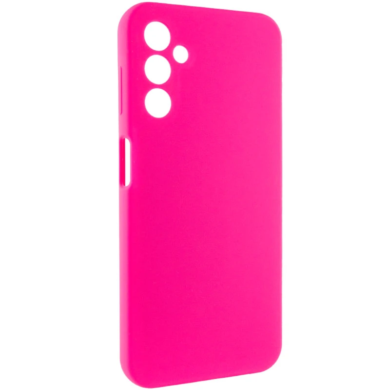 Чехол Silicone Cover Lakshmi Full Camera (AAA) для Samsung Galaxy A14 4G/5G, Розовый / Barbie pink 1, Силикон, купить оптом с доставкой
