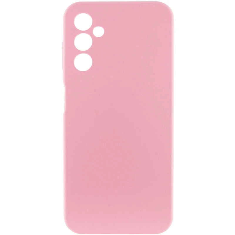 Чехол Silicone Cover Lakshmi Full Camera (AAA) для Samsung Galaxy A14 4G/5G, Розовый / Light pink, Силикон, купить оптом с доставкой