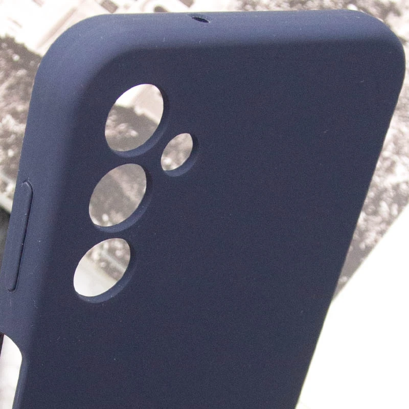 Чехол Silicone Cover Lakshmi Full Camera (AAA) для Samsung Galaxy A14 4G/5G, Темно-синий / Midnight blue 5, Силикон, купить оптом с доставкой