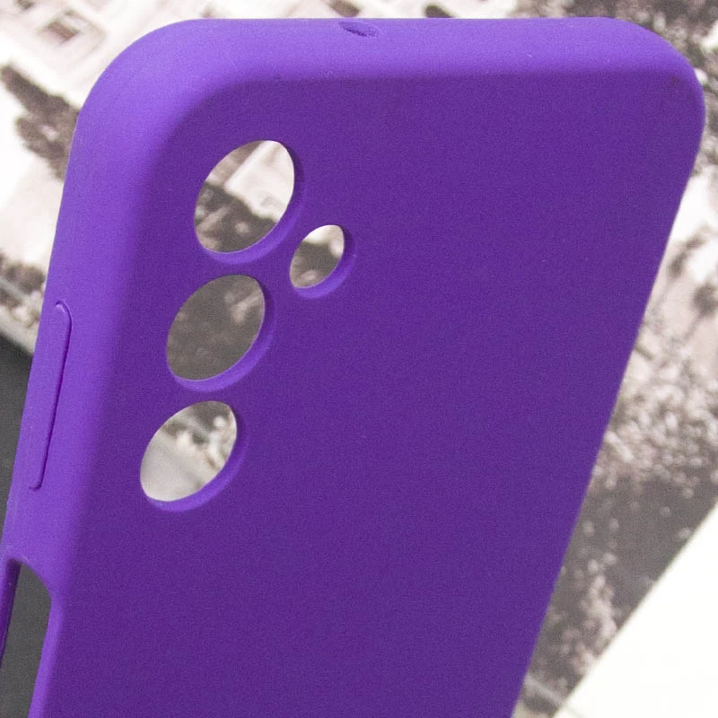 Чехол Silicone Cover Lakshmi Full Camera (AAA) для Samsung Galaxy A14 4G/5G, Фиолетовый / Amethyst 5, Силикон, купить оптом с доставкой