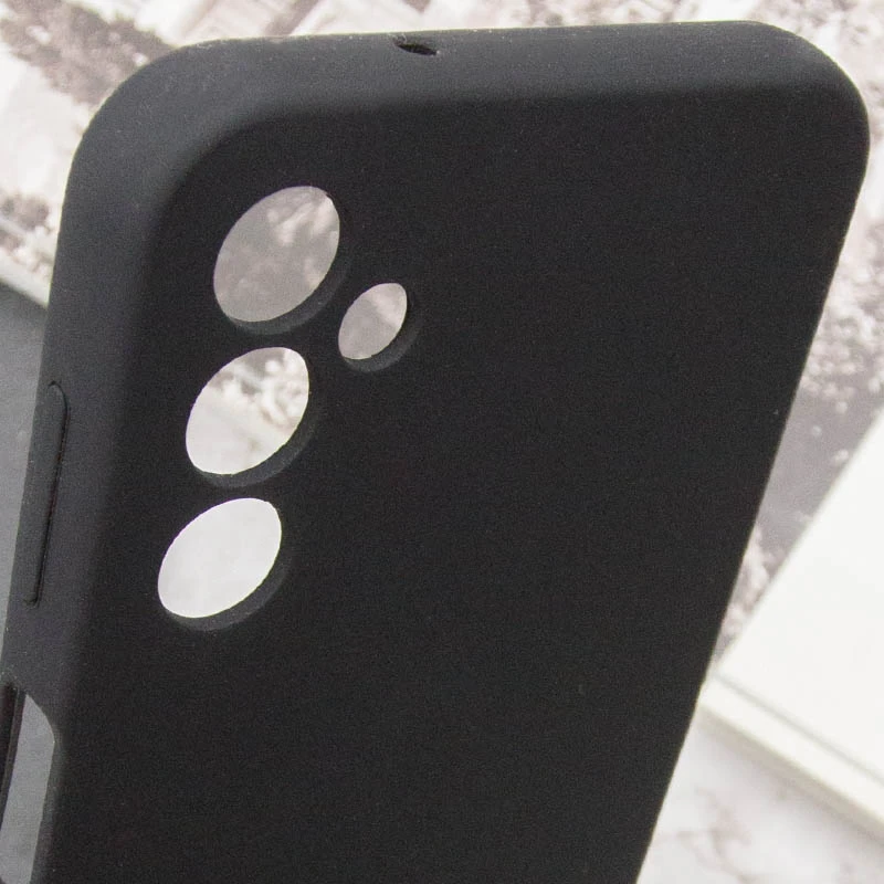 Чехол Silicone Cover Lakshmi Full Camera (AAA) для Samsung Galaxy A14 4G/5G, Черный / Black 5, Силикон, купить оптом с доставкой