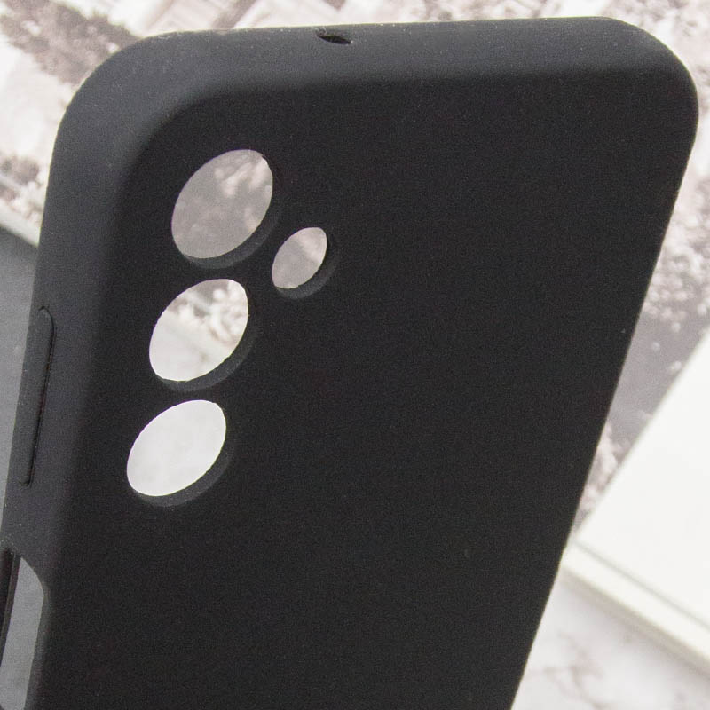 Чохол Silicone Cover Lakshmi Full Camera (AAA) для Samsung Galaxy A14 4G/5G, Чорний / Black 5, Силікон, купити оптом з доставкою