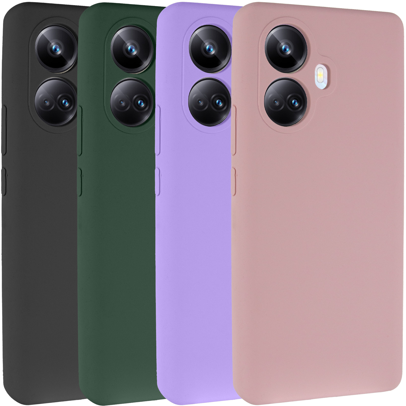 Чохол Silicone Cover Lakshmi Full Camera (AAA) для Realme 10 Pro+, Силікон, купити оптом з доставкою