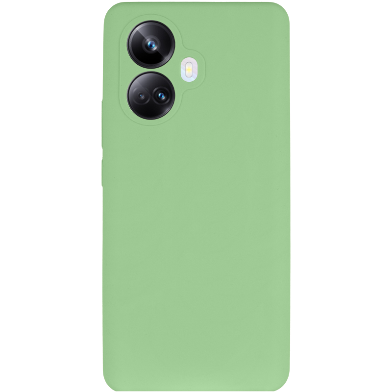 Чохол Silicone Cover Lakshmi Full Camera (AAA) для Realme 10 Pro+, М'ятний / Mint 1, Силікон, купити оптом з доставкою