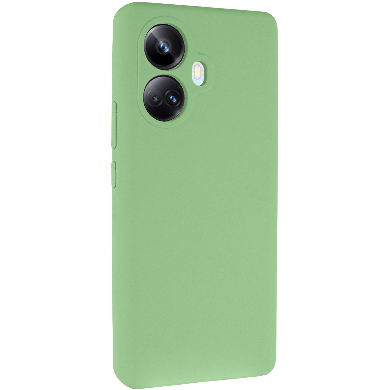 Чохол Silicone Cover Lakshmi Full Camera (AAA) для Realme 10 Pro+, М'ятний / Mint, Силікон, купити оптом з доставкою