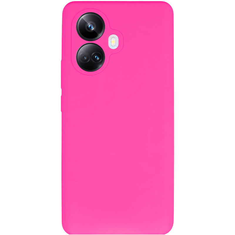 Чохол Silicone Cover Lakshmi Full Camera (AAA) для Realme 10 Pro+, Рожевий / Barbie pink 1, Силікон, купити оптом з доставкою