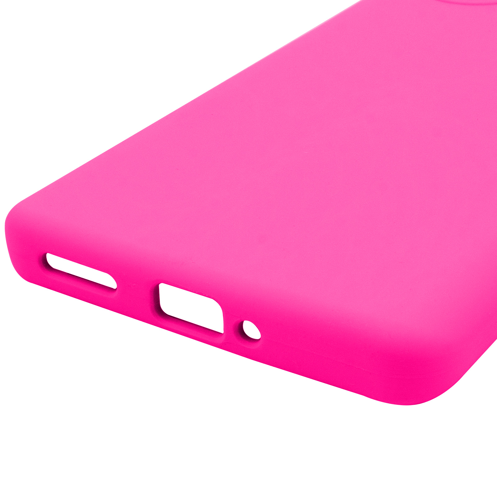 Чохол Silicone Cover Lakshmi Full Camera (AAA) для Realme 10 Pro+, Рожевий / Barbie pink 4, Силікон, купити оптом з доставкою