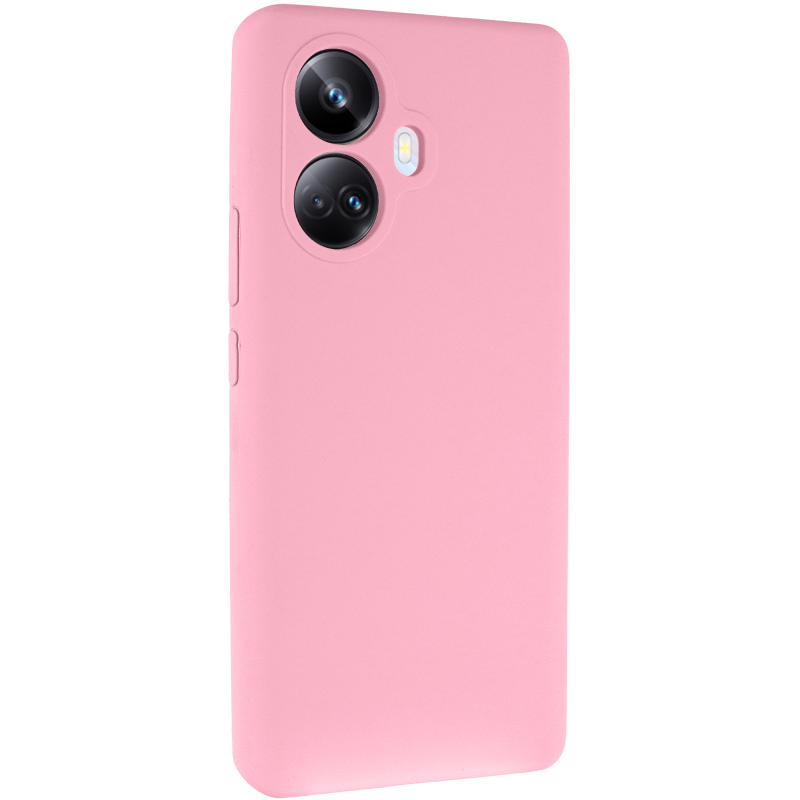 Чохол Silicone Cover Lakshmi Full Camera (AAA) для Realme 10 Pro+, Рожевий / Light pink, Силікон, купити оптом з доставкою