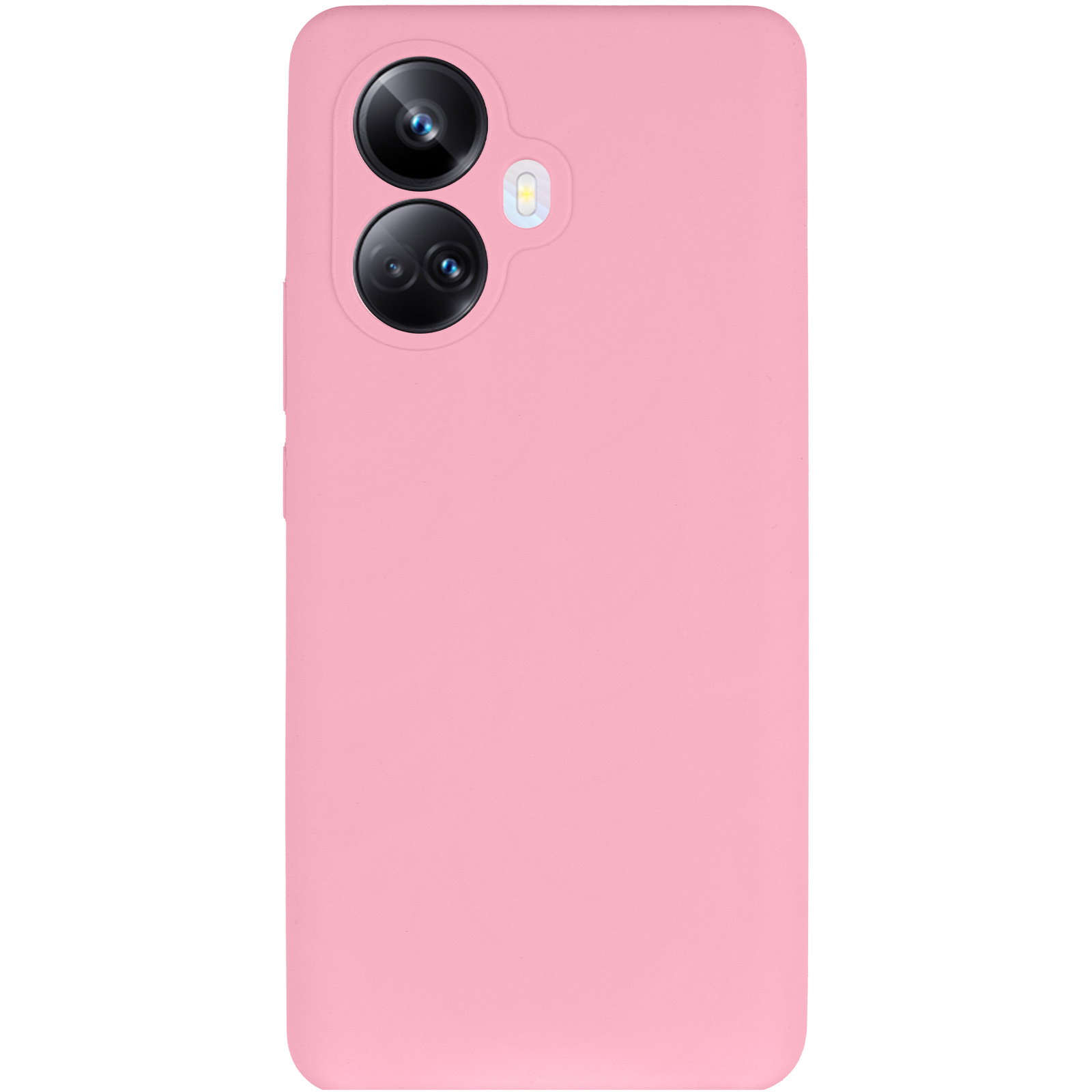 Чохол Silicone Cover Lakshmi Full Camera (AAA) для Realme 10 Pro+, Рожевий / Light pink 1, Силікон, купити оптом з доставкою