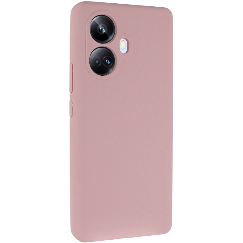 Чохол Silicone Cover Lakshmi Full Camera (AAA) для Realme 10 Pro+, Рожевий / Pink Sand, Силікон, купити оптом з доставкою