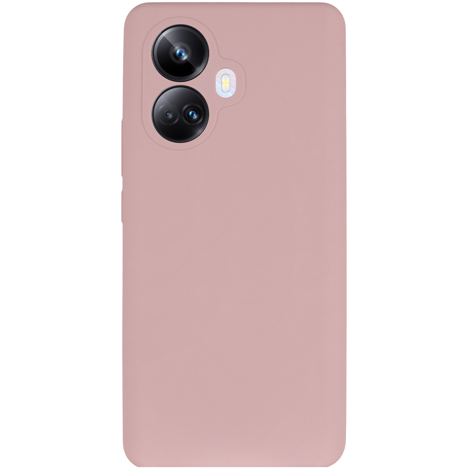 Чохол Silicone Cover Lakshmi Full Camera (AAA) для Realme 10 Pro+, Рожевий / Pink Sand 1, Силікон, купити оптом з доставкою
