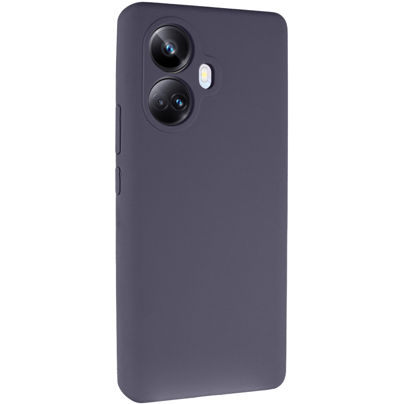 Чохол Silicone Cover Lakshmi Full Camera (AAA) для Realme 10 Pro+, Сірий / Dark Gray, Силікон, купити оптом з доставкою