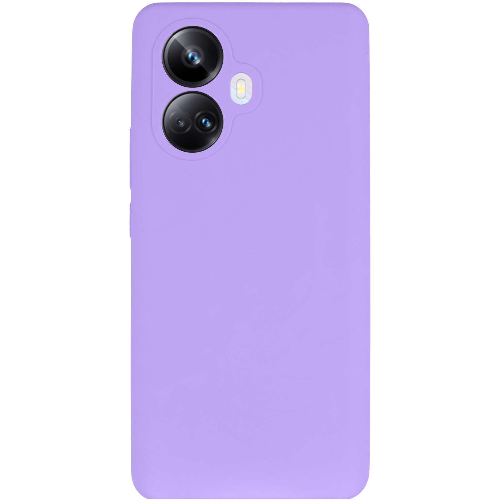 Чохол Silicone Cover Lakshmi Full Camera (AAA) для Realme 10 Pro+, Бузковий / Dasheen 1, Силікон, купити оптом з доставкою